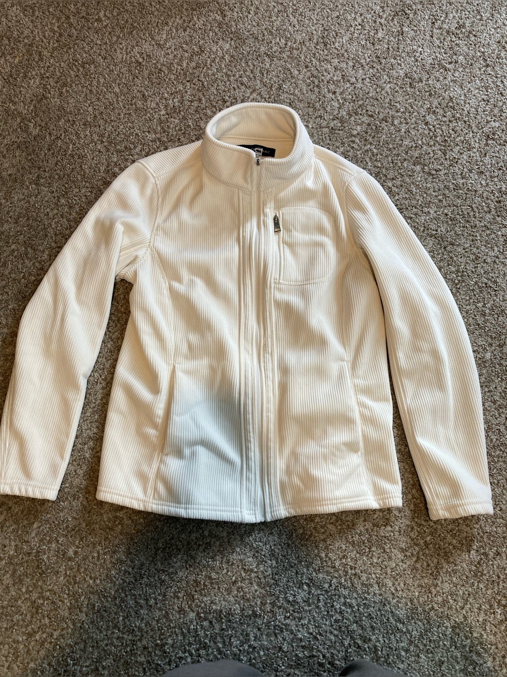 Andrew Marc Women's Cream Full‑Zip Jacket